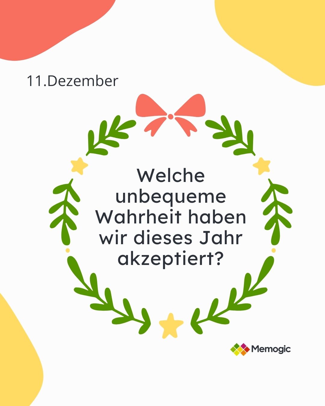 Adventskalender für Teams Beispiel